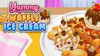 Yummy Waffle Ice Cream